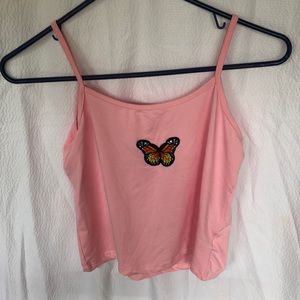 Girls butterfly tank